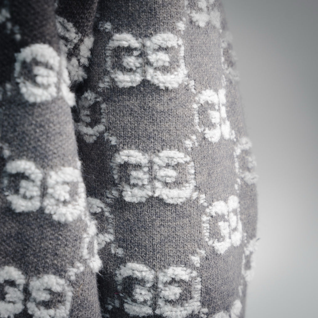 Guc 25fw jacquard cardigan