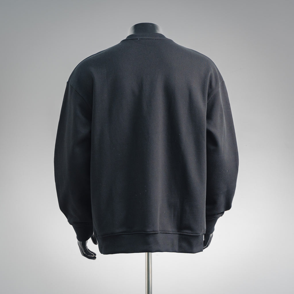 Loe 25fw embroidered sweatshirt