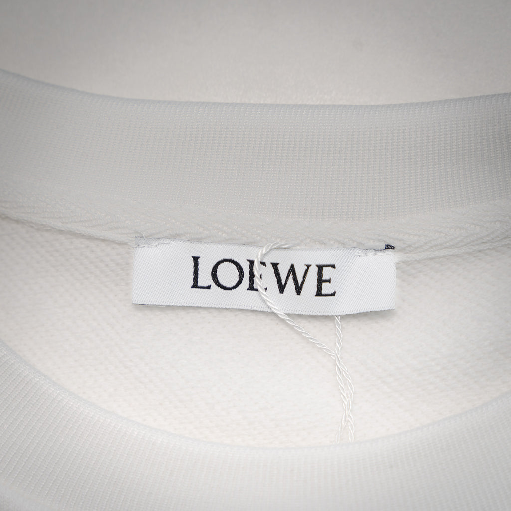 Loe 25fw embroidered sweatshirt