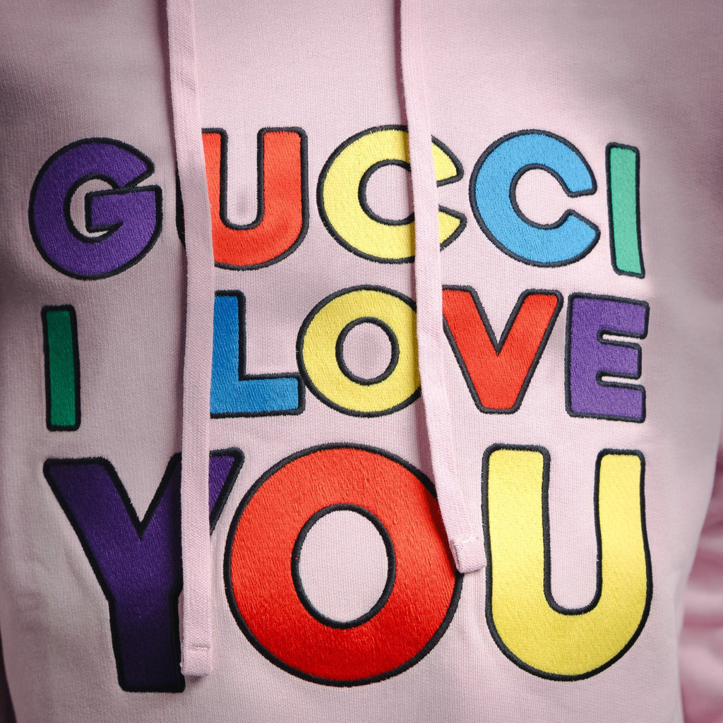 Guc 25fw embroidered hoodie