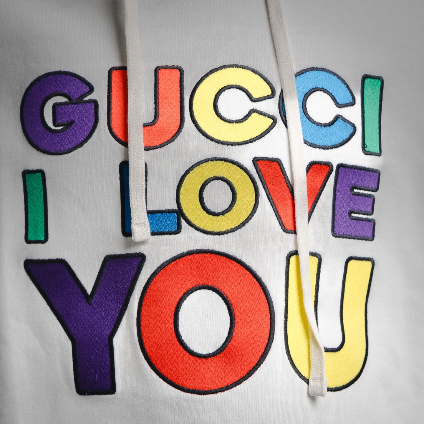 Guc 25fw embroidered hoodie