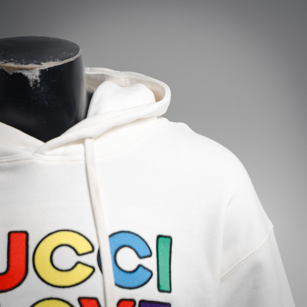 Guc 25fw embroidered hoodie