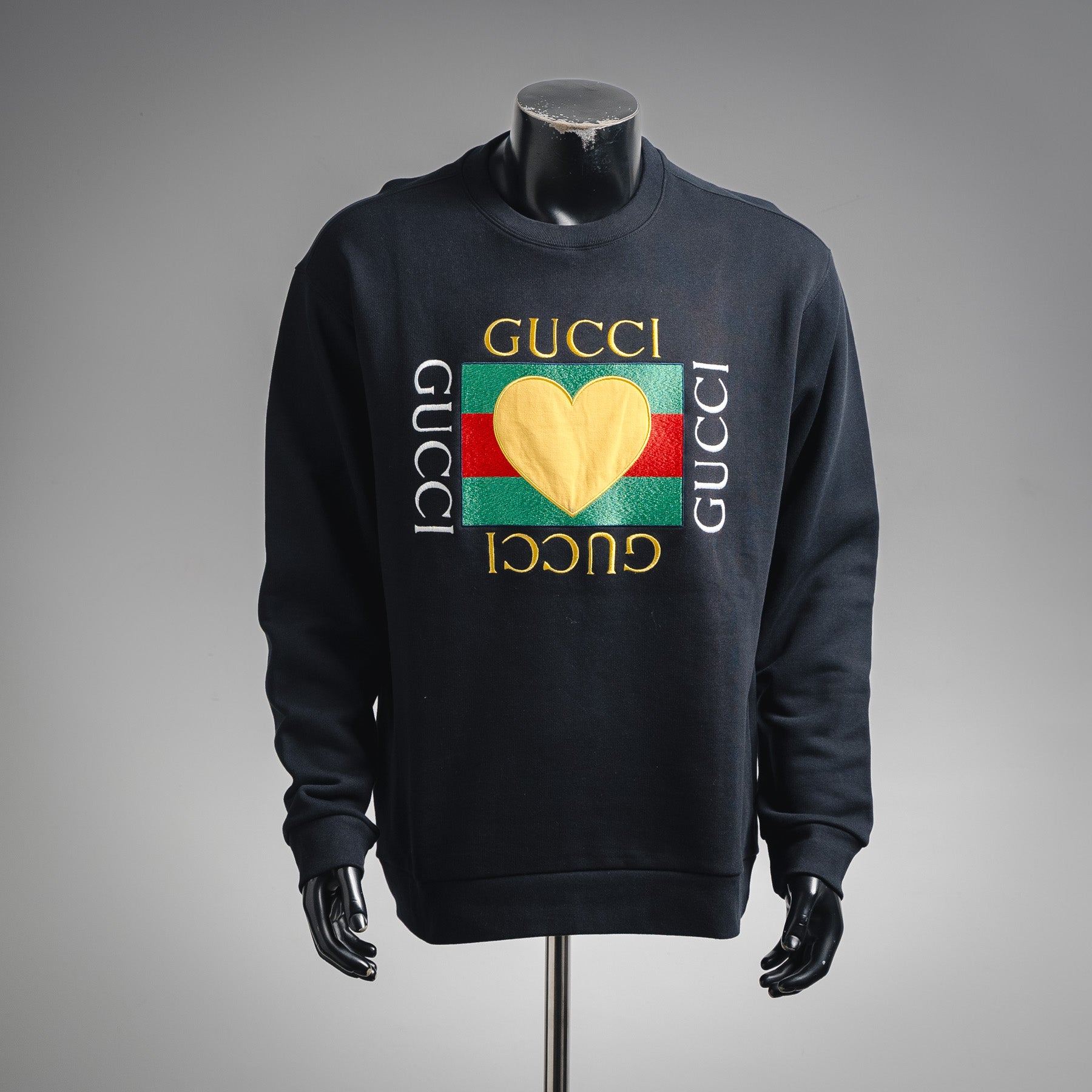 Guc 25fw embroidered sweatshirt