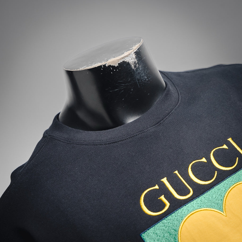 Guc 25fw embroidered sweatshirt