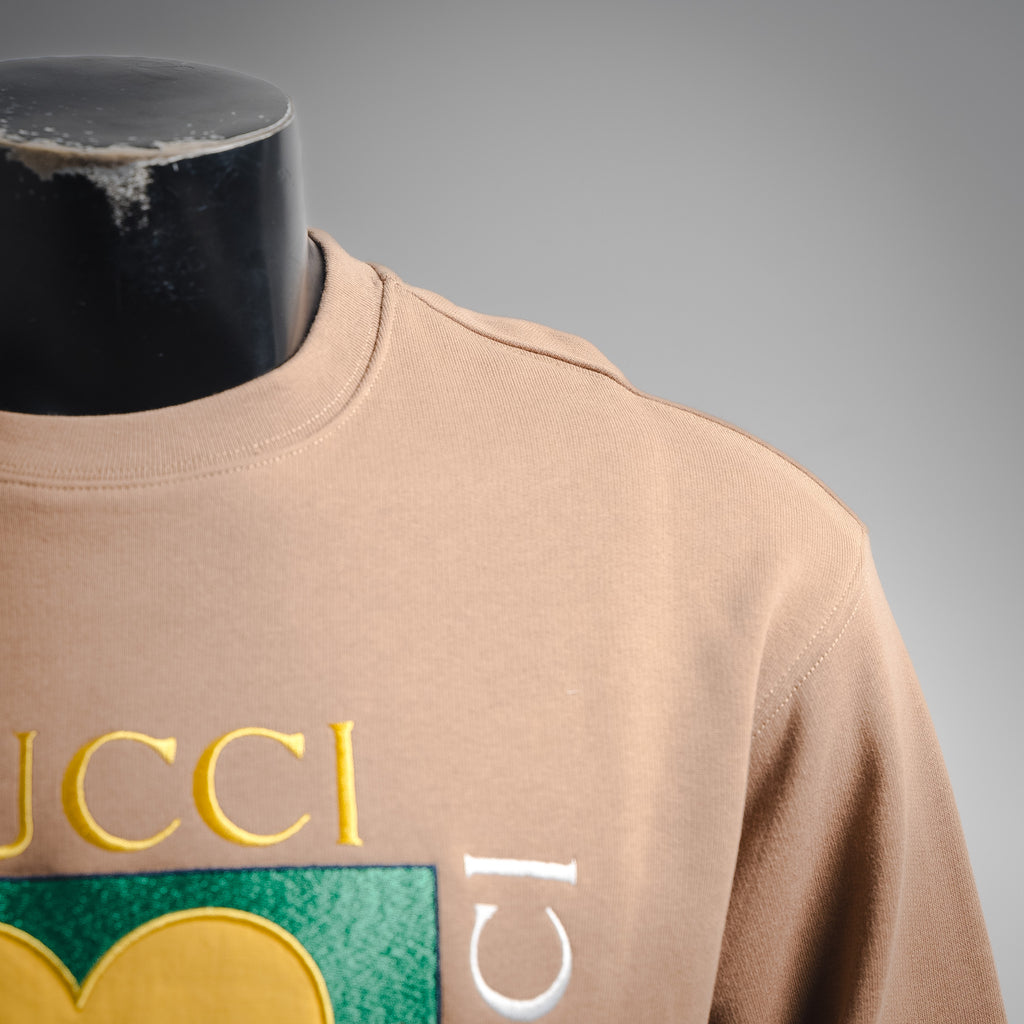 Guc 25fw embroidered sweatshirt