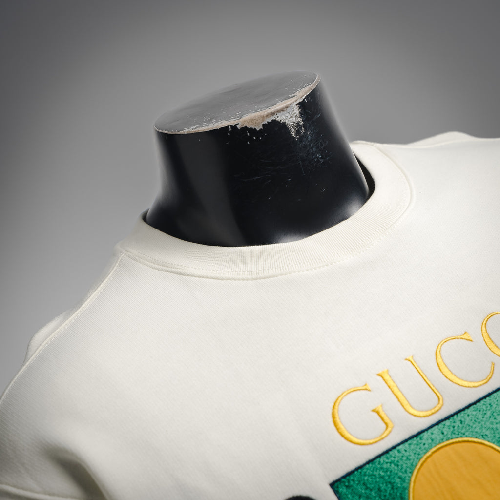 Guc 25fw embroidered sweatshirt