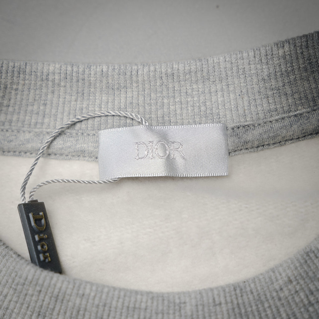 CD 25fw embroidered sweatshirt