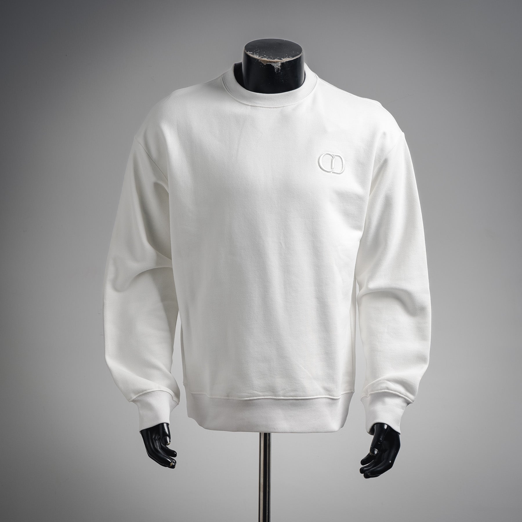 CD 25fw embroidered sweatshirt