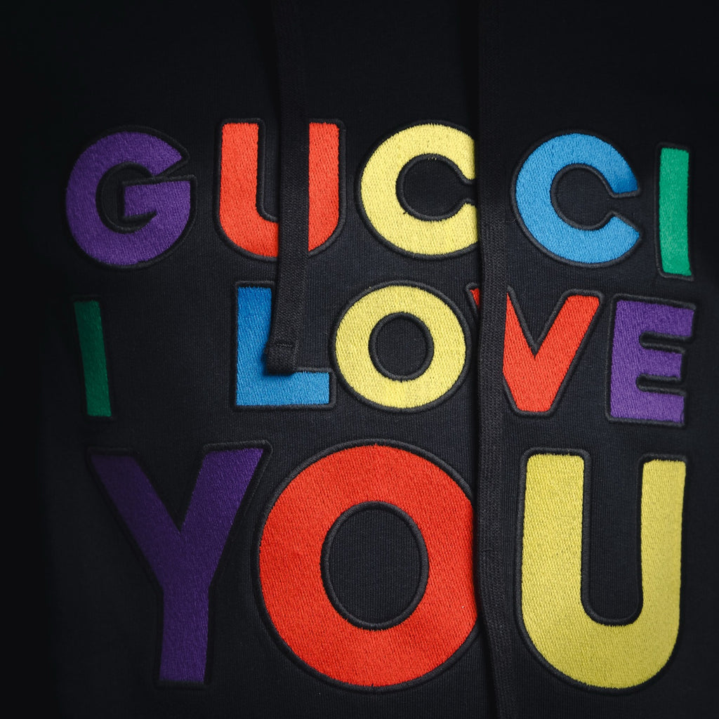 Guc 25fw embroidered hoodie