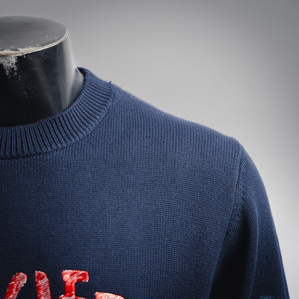 Mon 25fw embroidered sweater