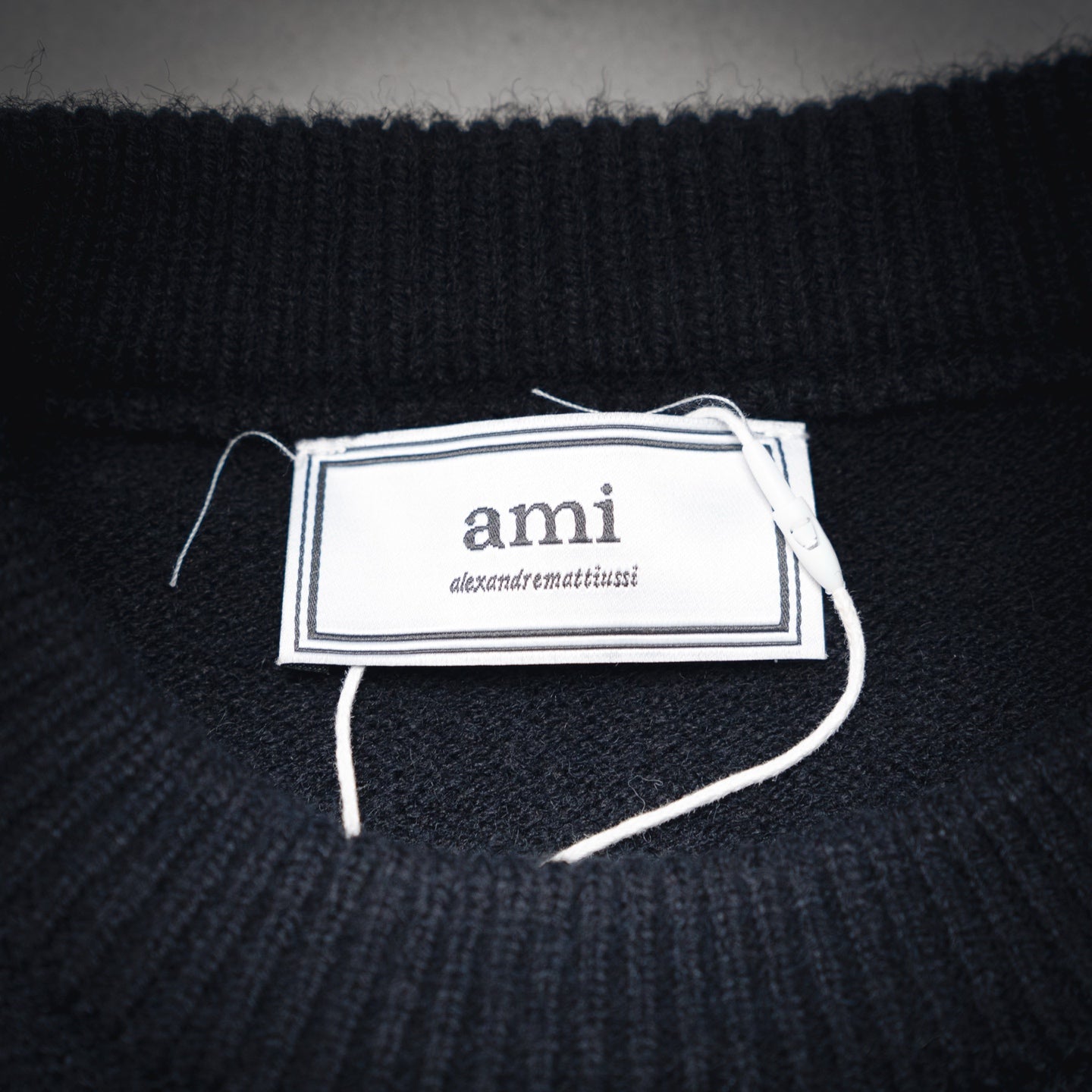 Ami 25fw jacquard sweater