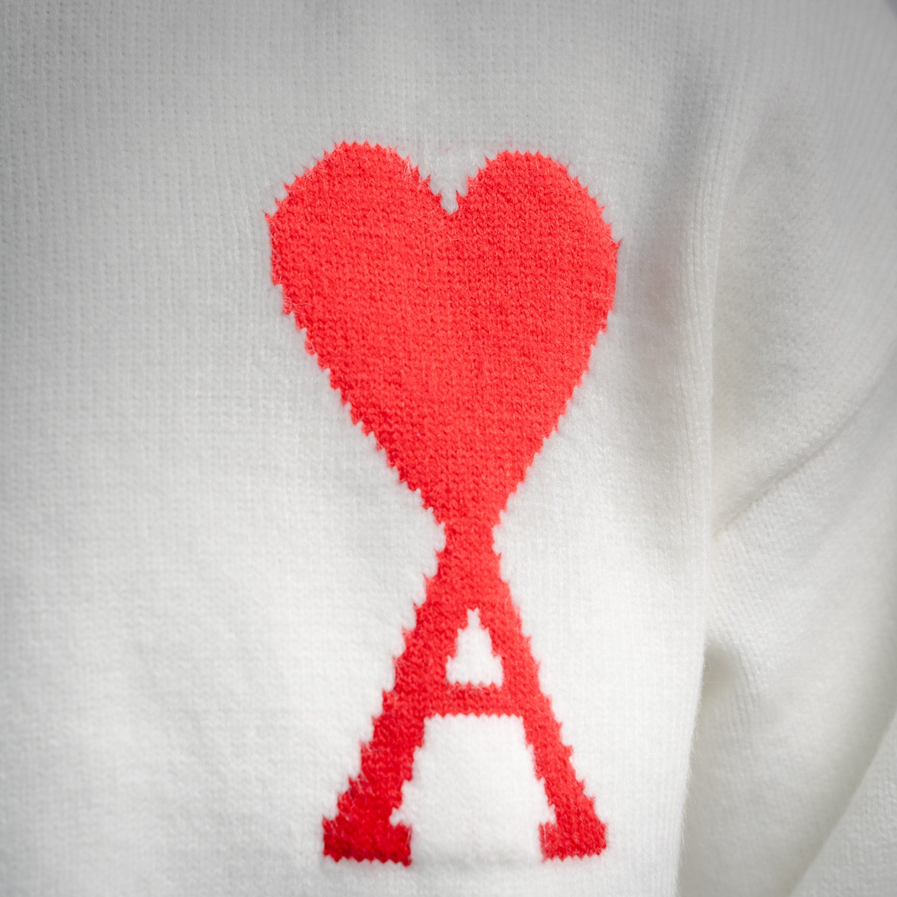 Ami 25fw jacquard sweater
