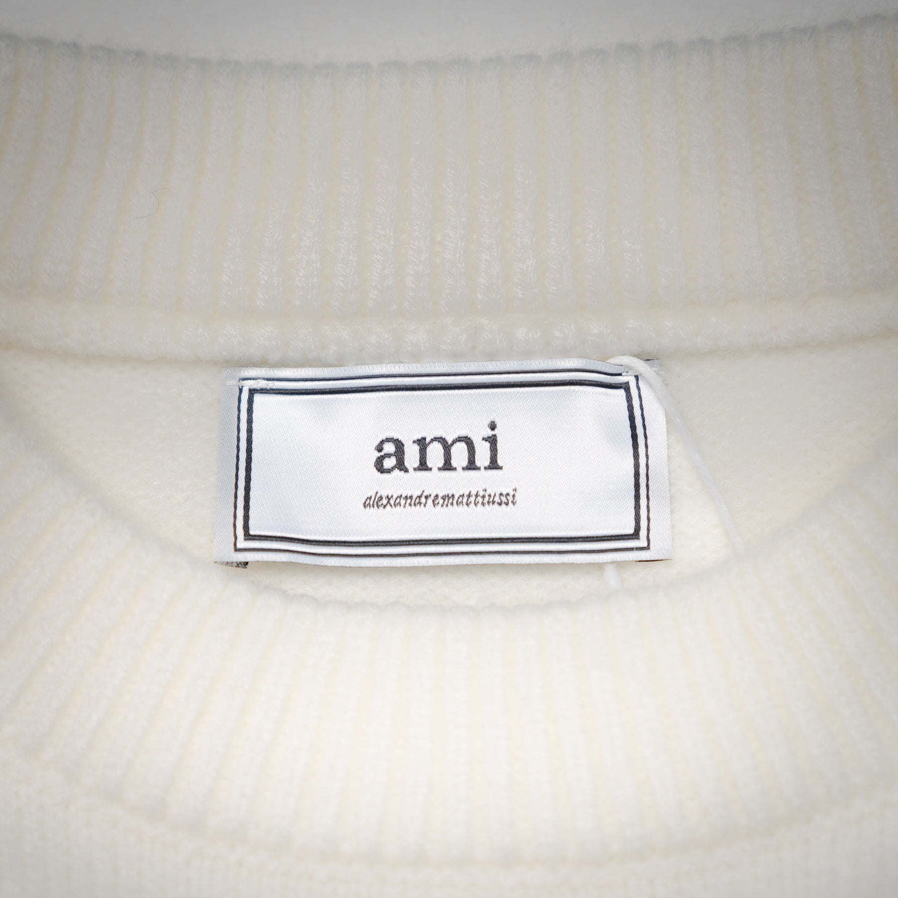 Ami 25fw jacquard sweater