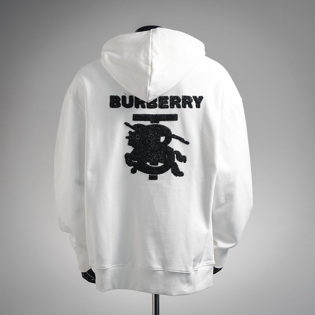 Burbery 25fw embroidered hoodie