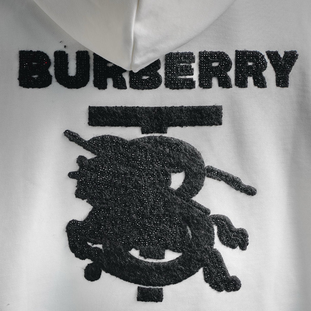 Burbery 25fw embroidered hoodie