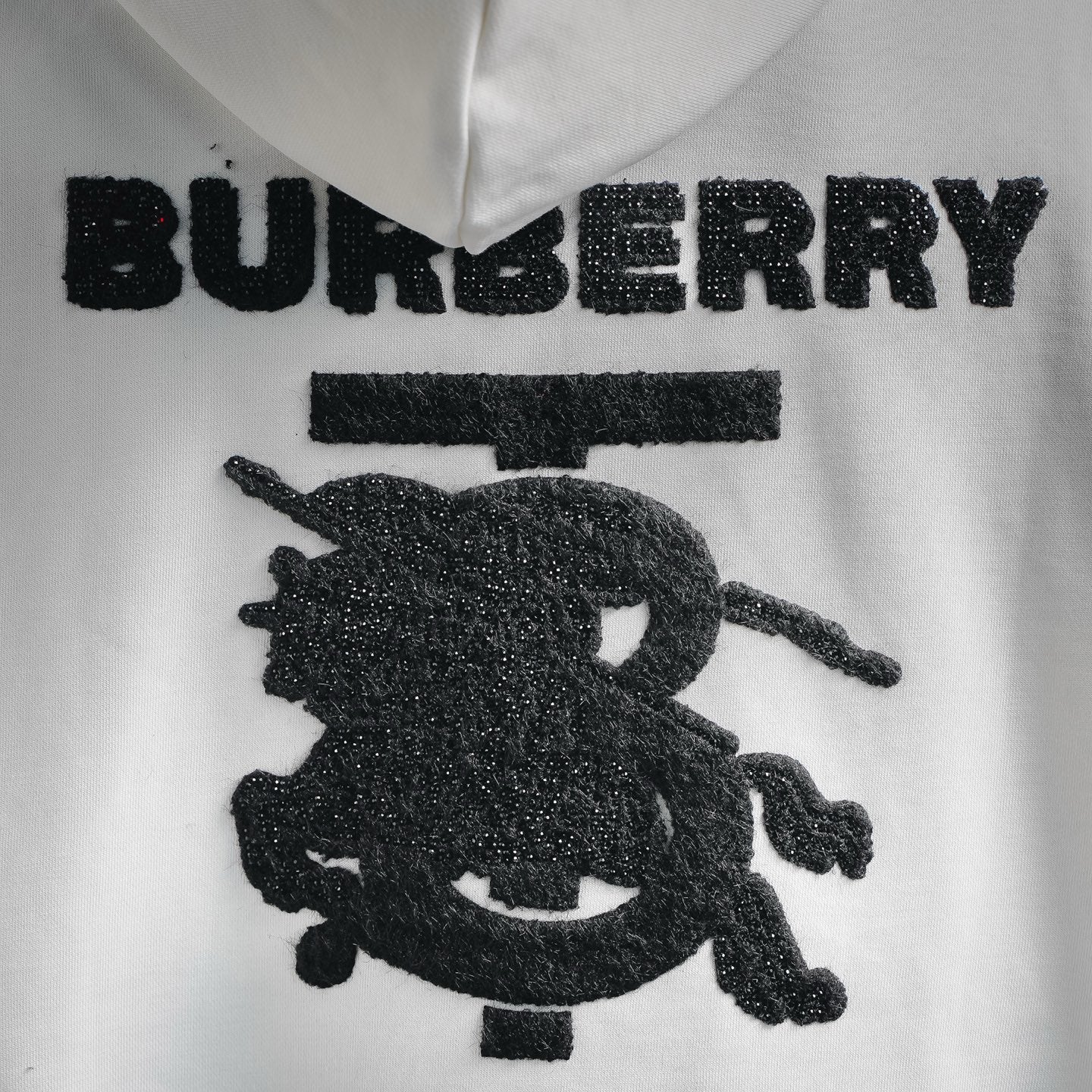 Burbery 25fw embroidered hoodie