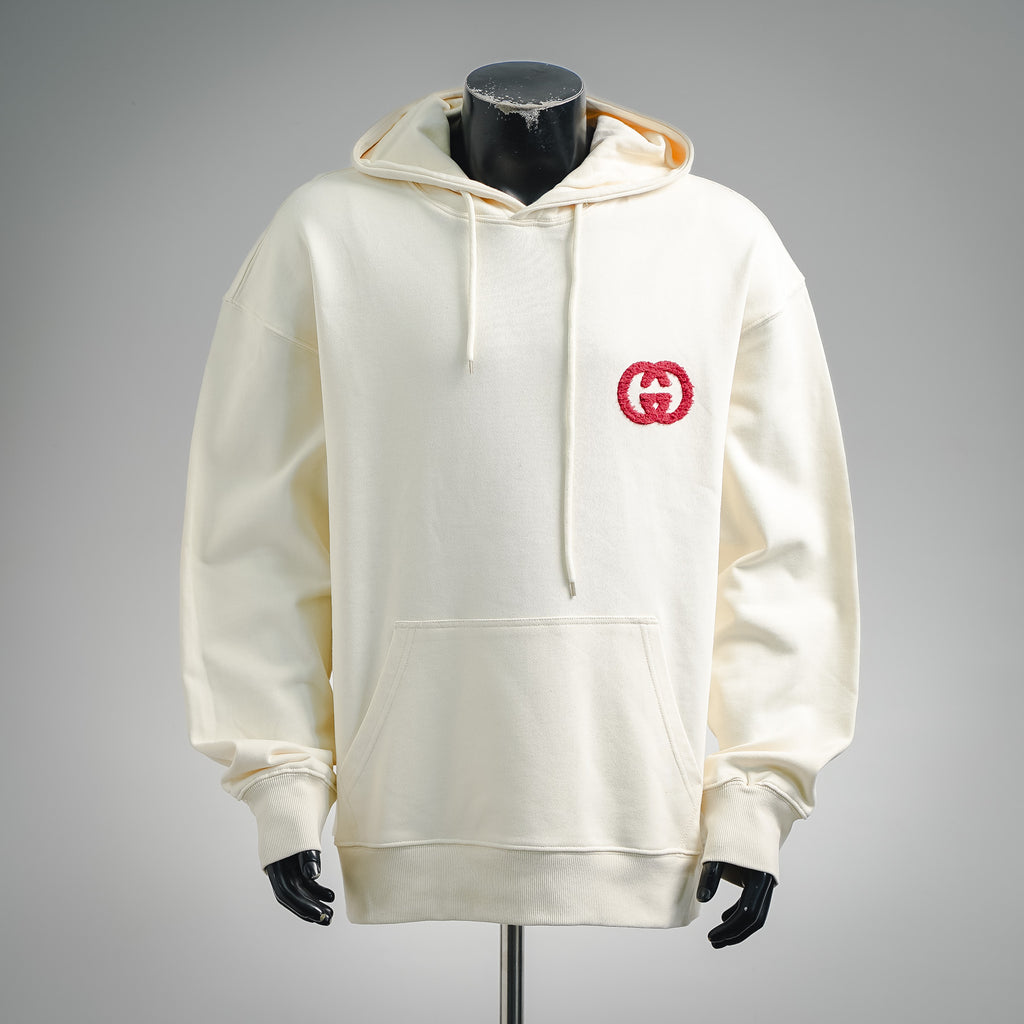 Guc 25fw embroidered hoodie