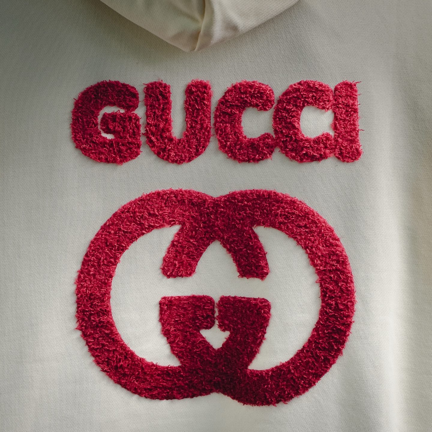 Guc 25fw embroidered hoodie