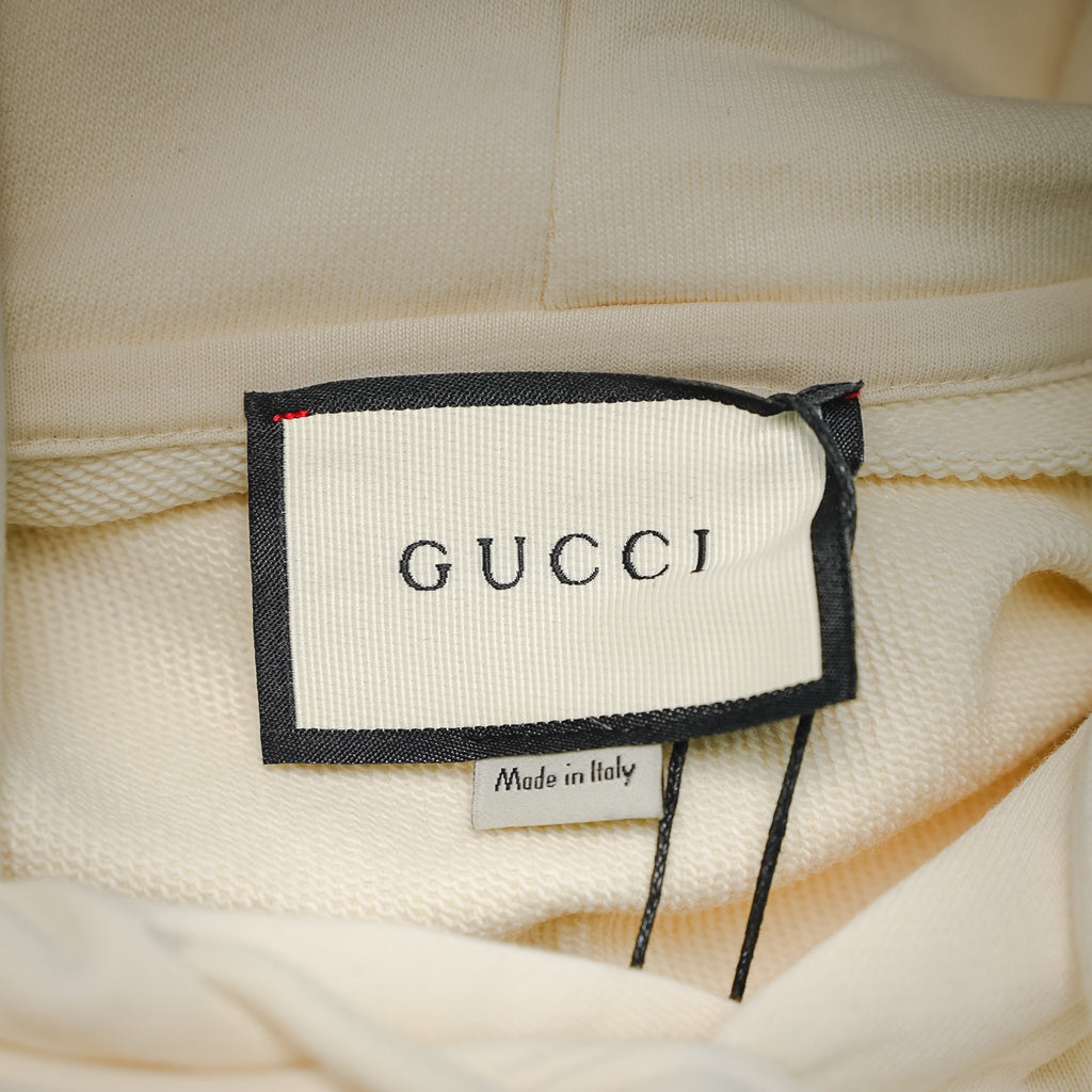 Guc 25fw embroidered hoodie