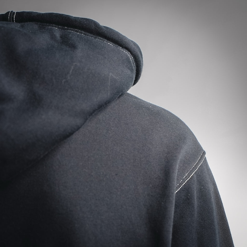 Loe 25fw embroidered hoodie