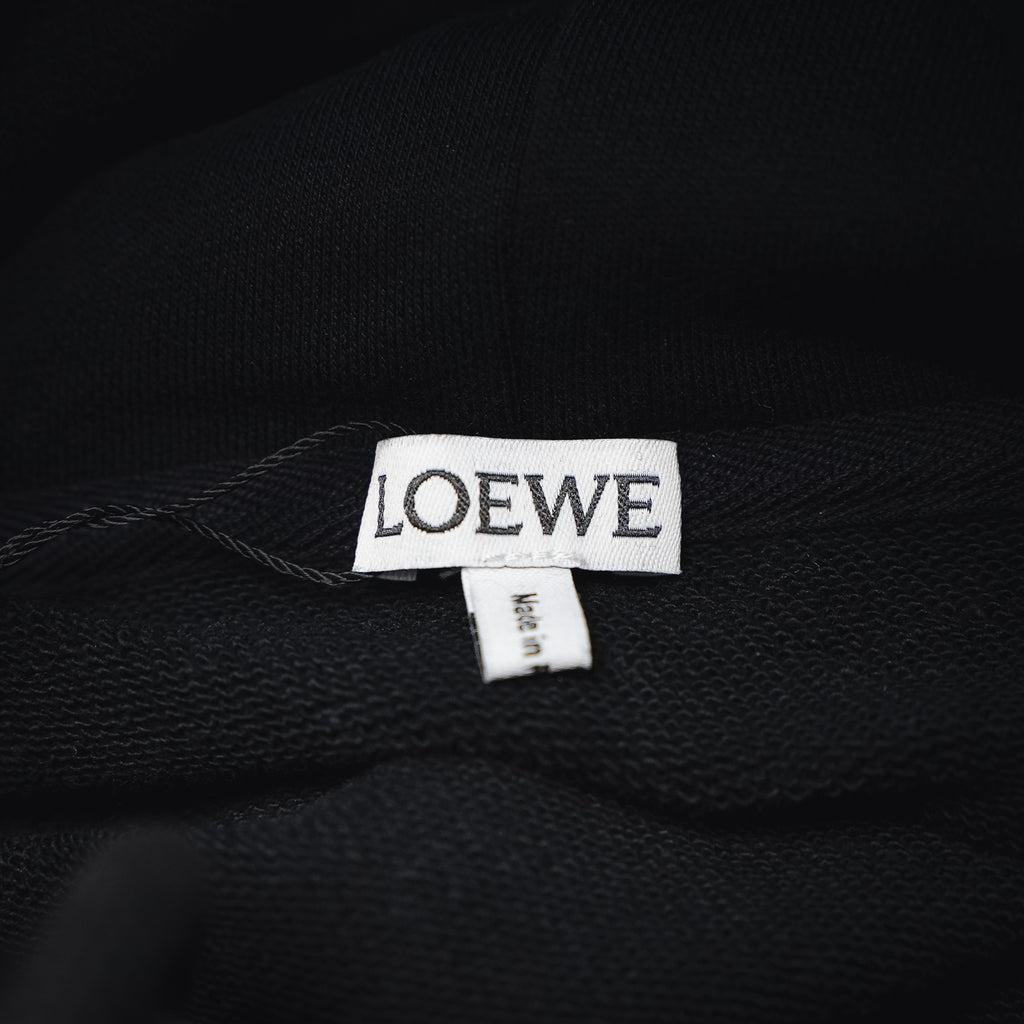 Loe 25fw embroidered hoodie