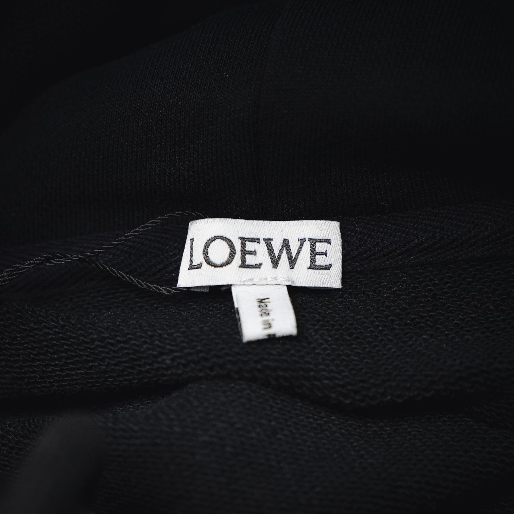 Loe 25fw embroidered hoodie