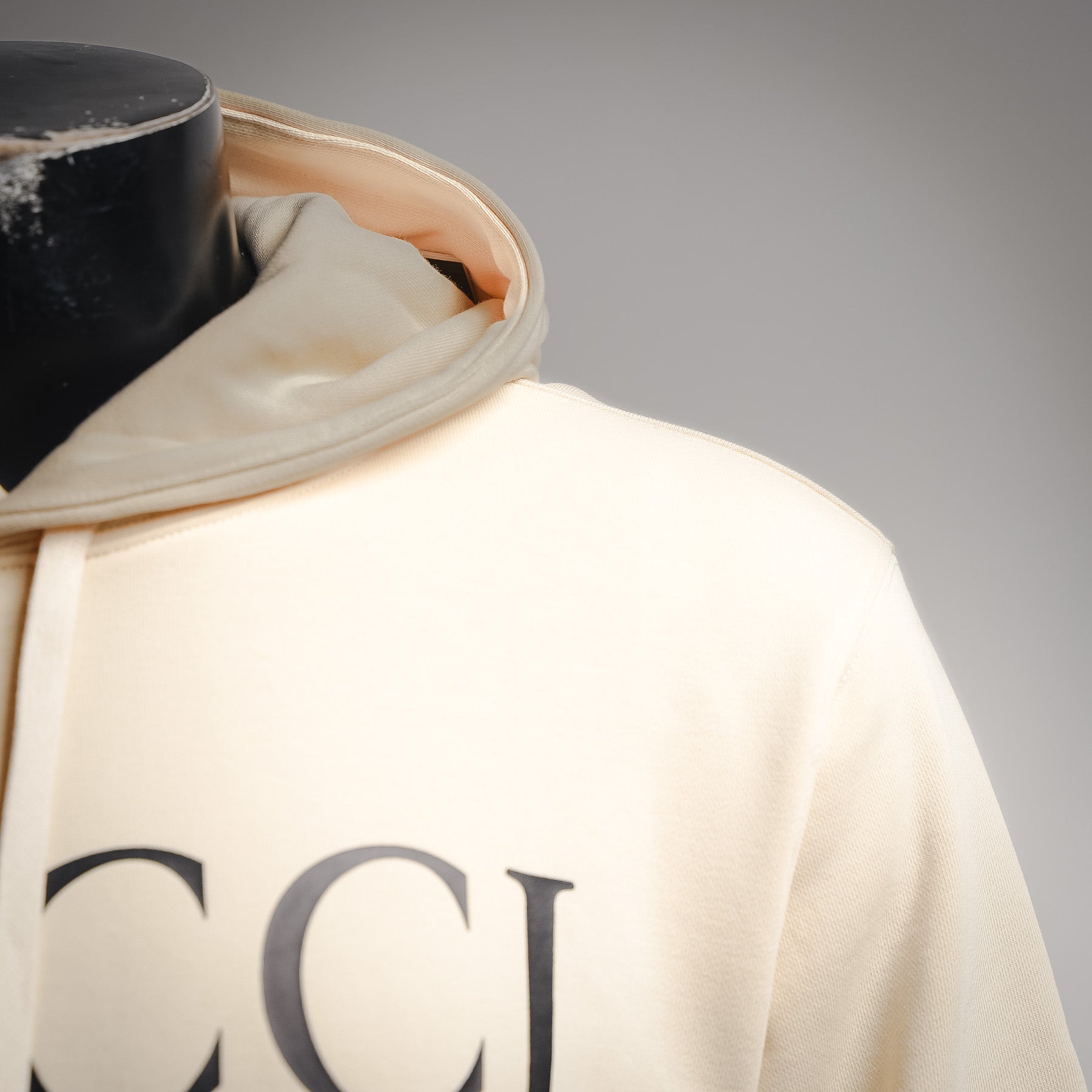 Guc 25fw printed hoodie