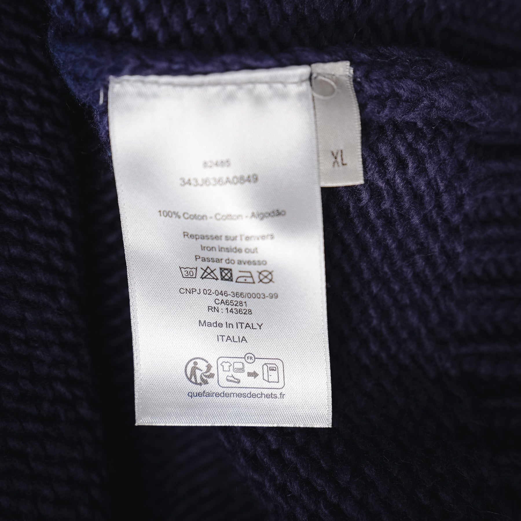 CD 25fw jacquard sweater