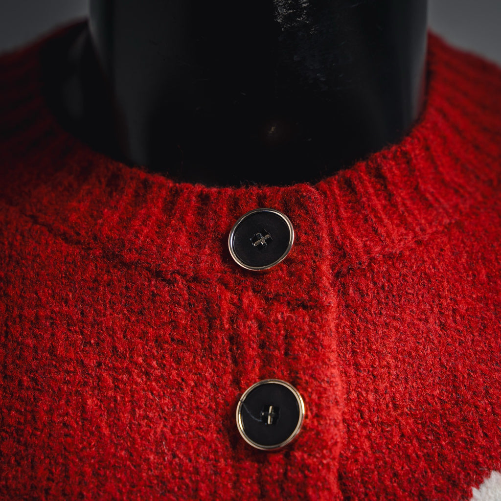 Louis 25fw jacquard cardigan