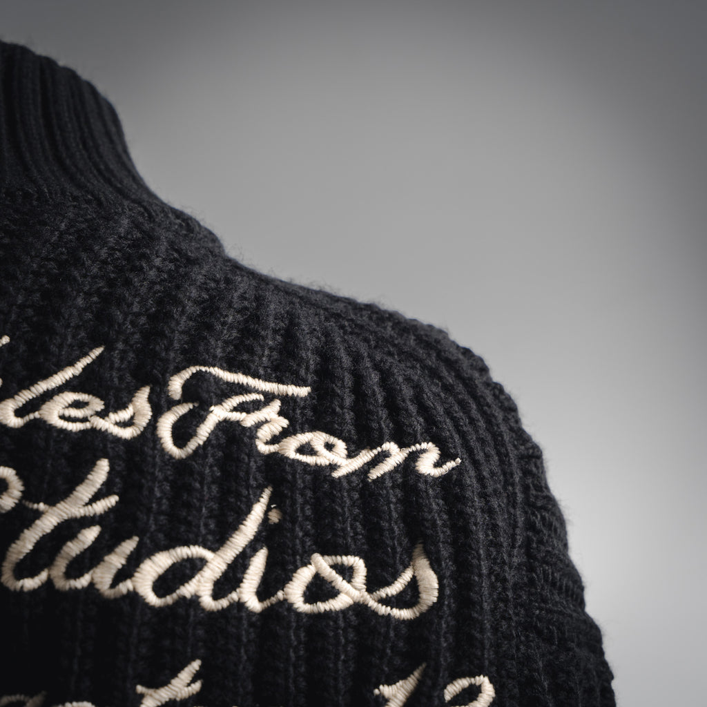 Acne 25fw embroidered cardigan