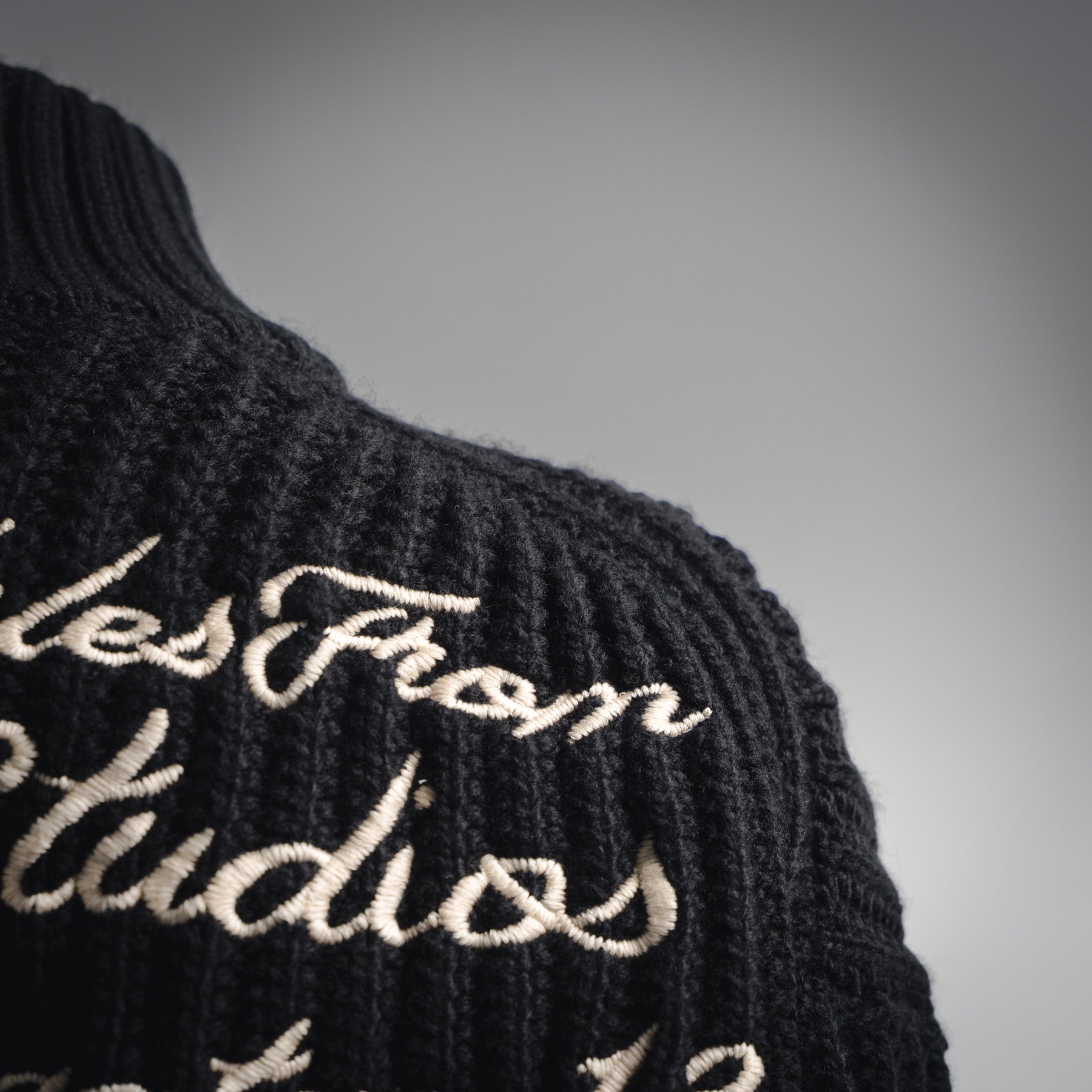 Acne 25fw embroidered cardigan