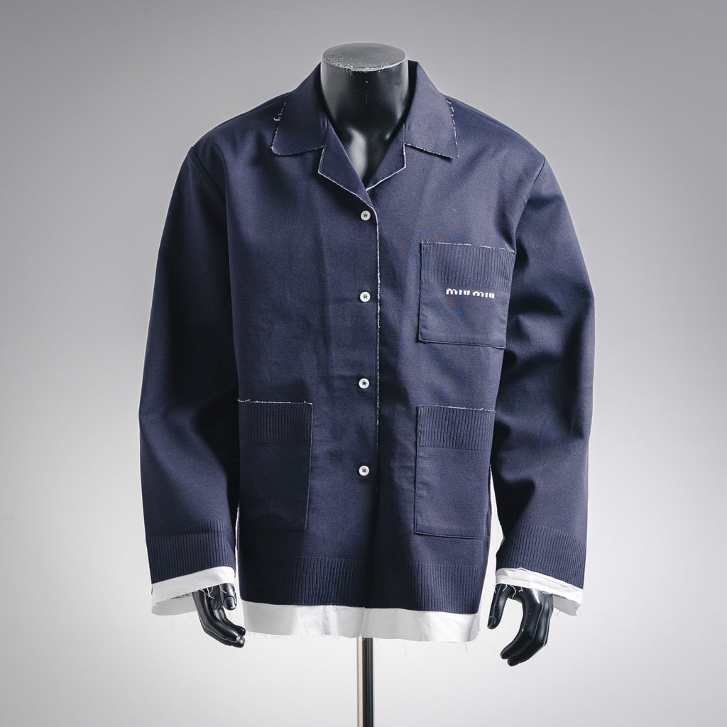 Miu 25fw knitted cardigan