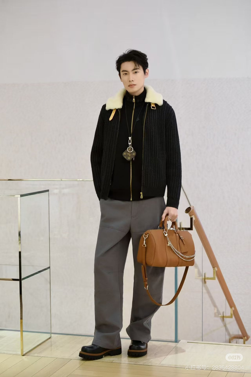 Louis 25fw knitted jacket