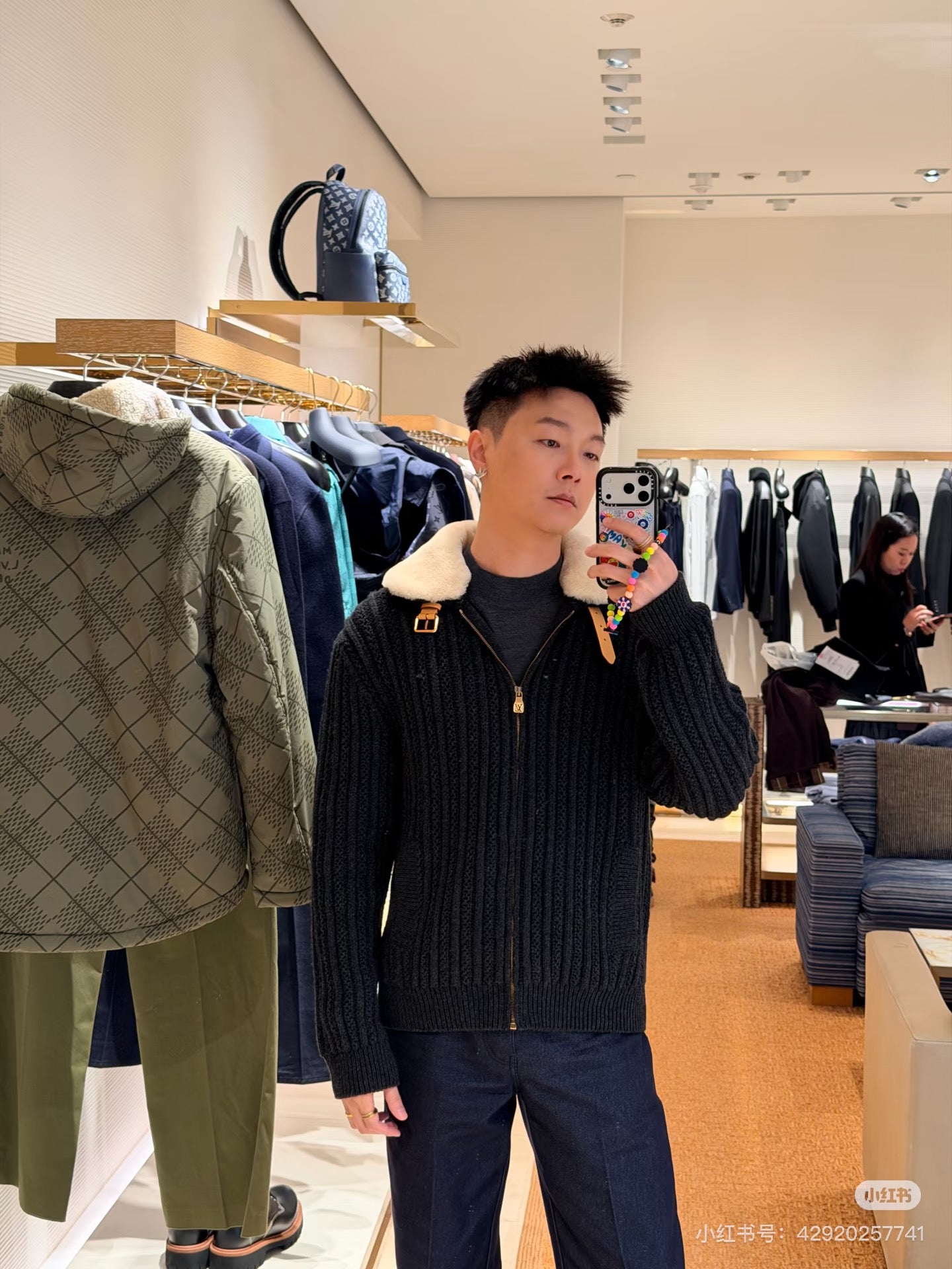 Louis 25fw knitted jacket