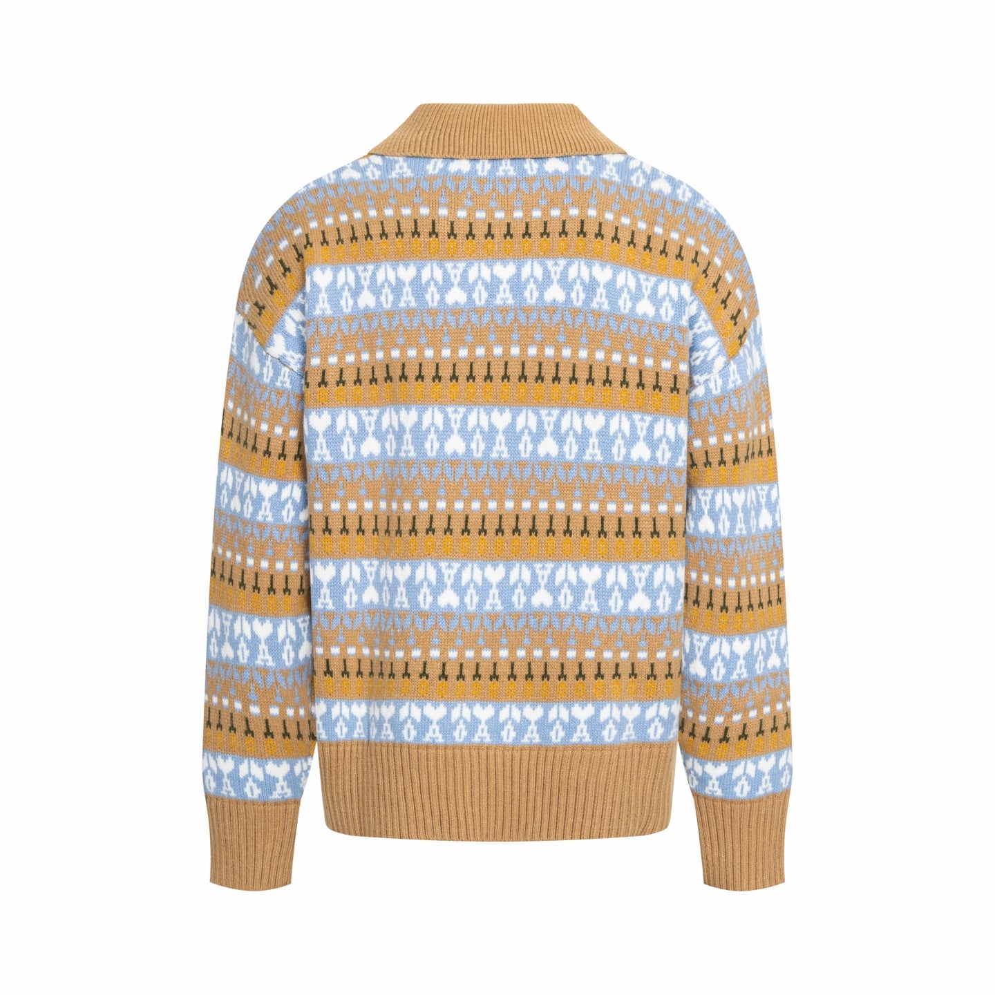 Ami 25fw jacquard sweater