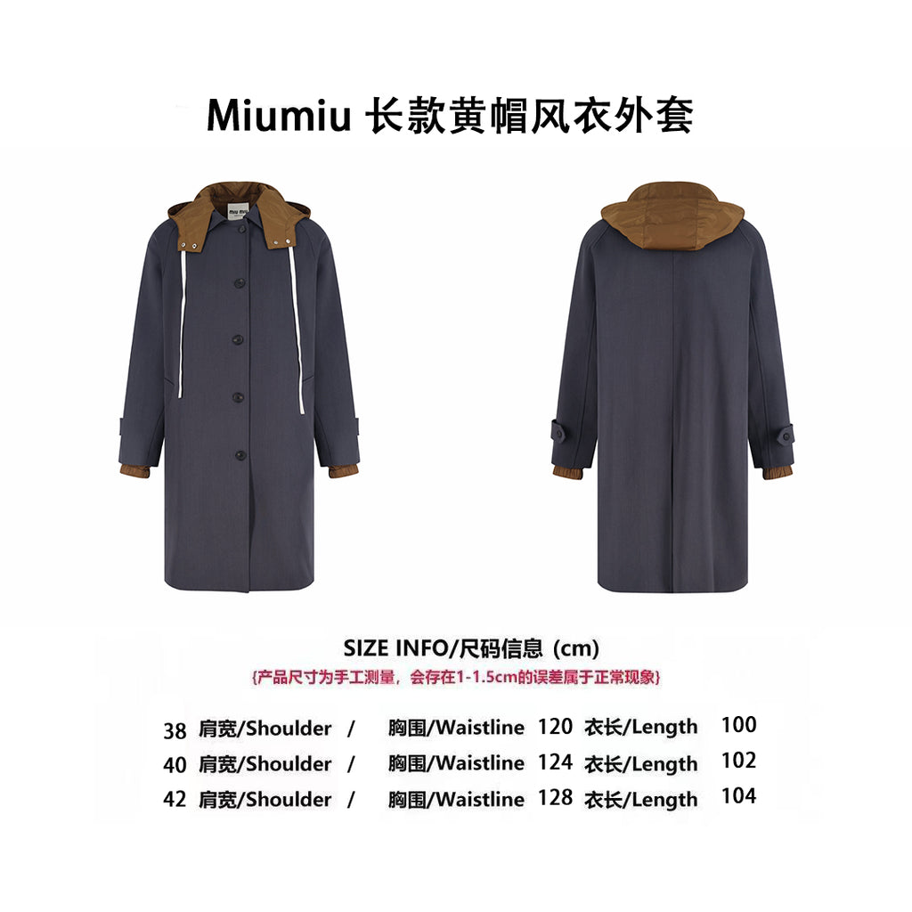 Miu 25fw trench coat