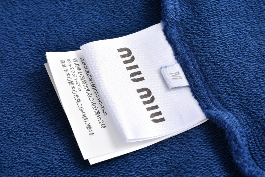 Miu 25fw casual sweatshirt