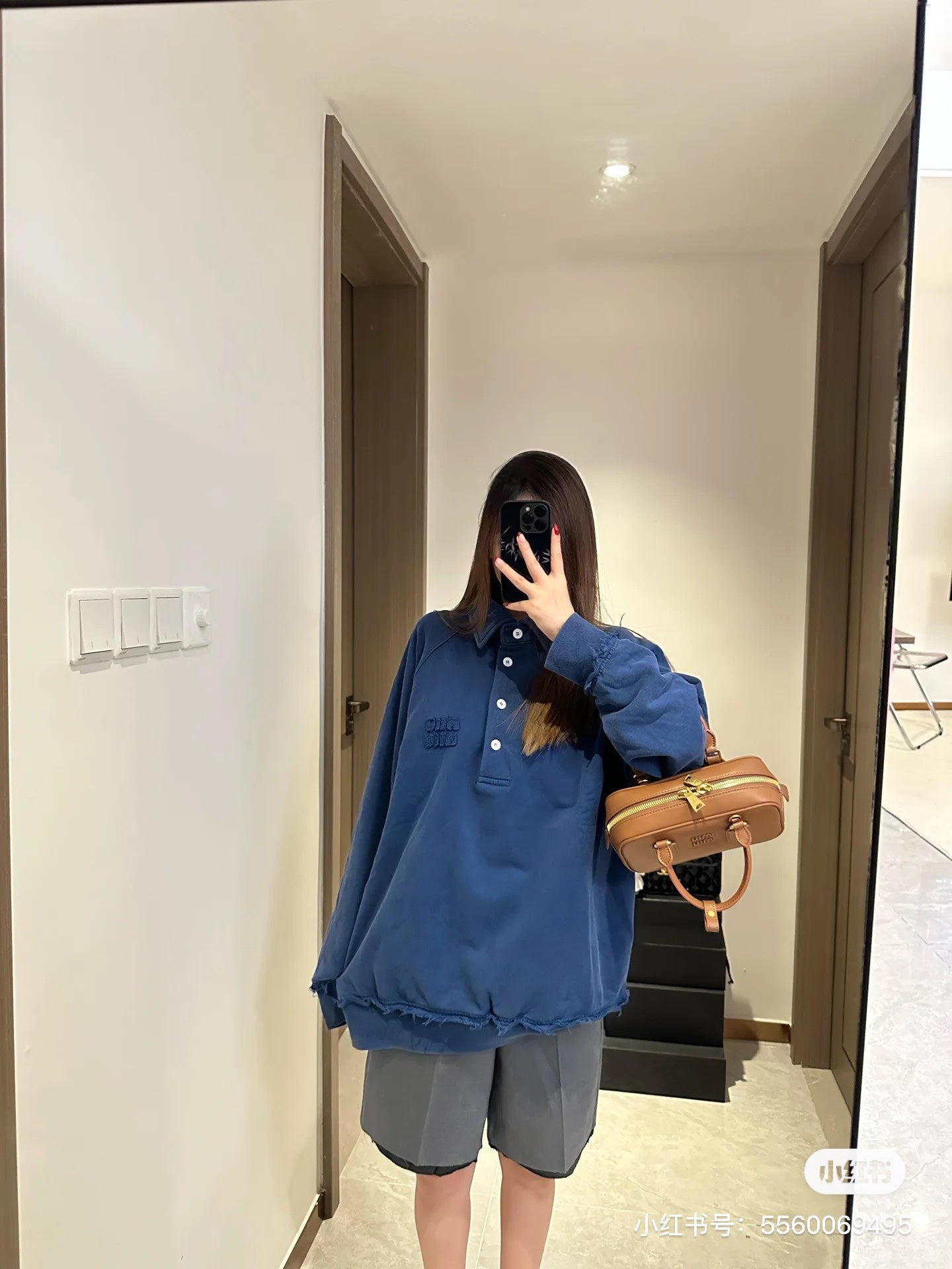 Miu 25fw casual sweatshirt