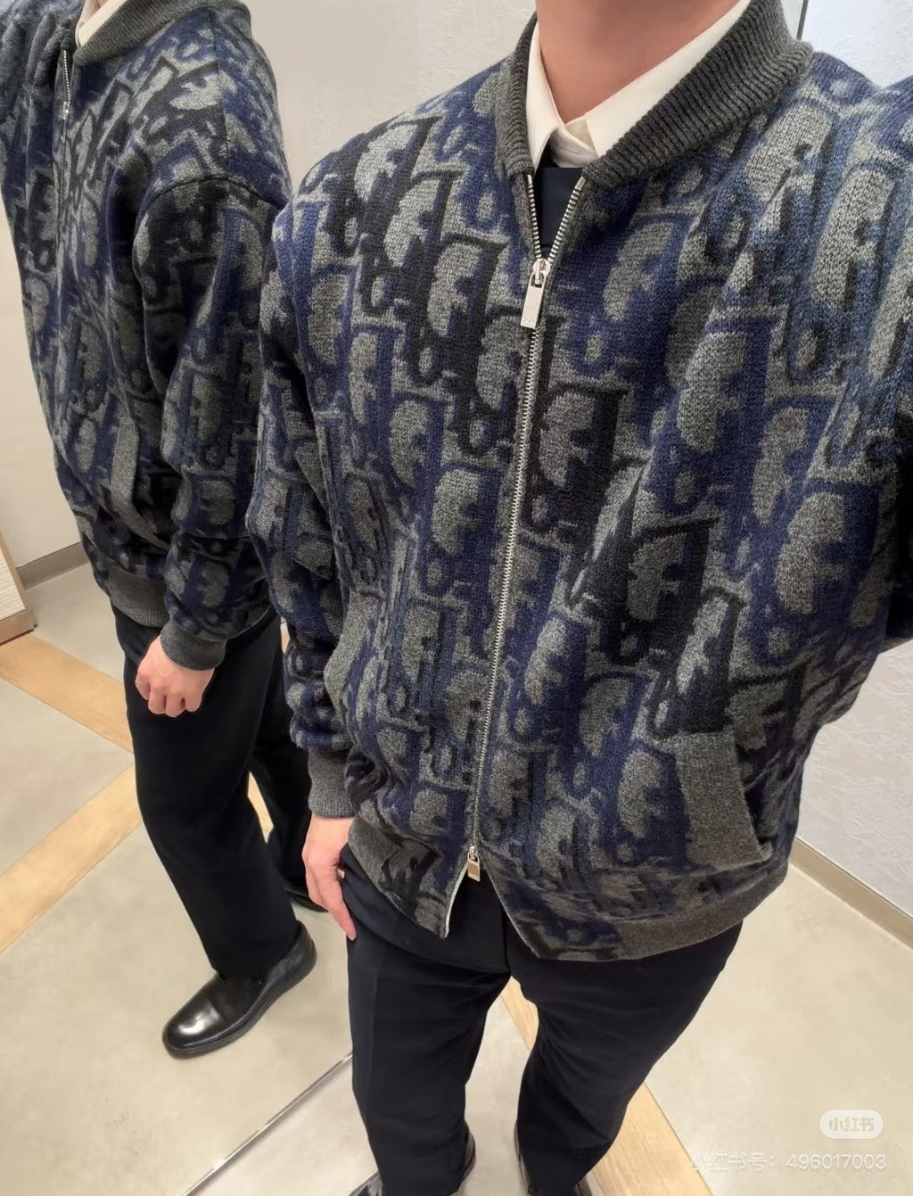 CD 25fw knitted jacket