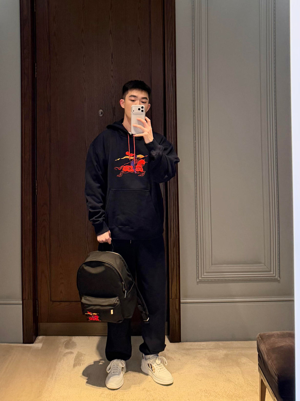 Burbery 25fw embroidered pants