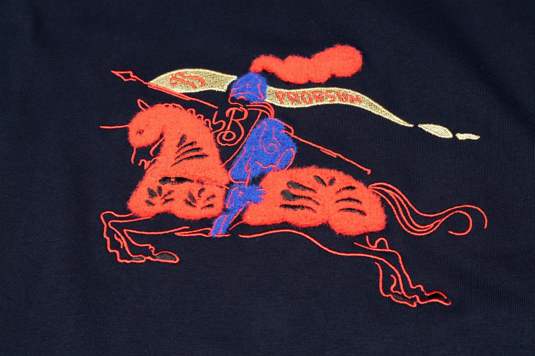 Burbery 25fw embroidered t-shirt