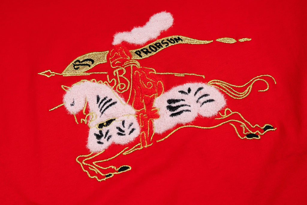 Burbery 25fw embroidered t-shirt