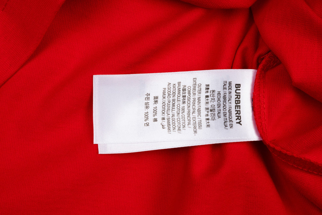 Burbery 25fw embroidered t-shirt