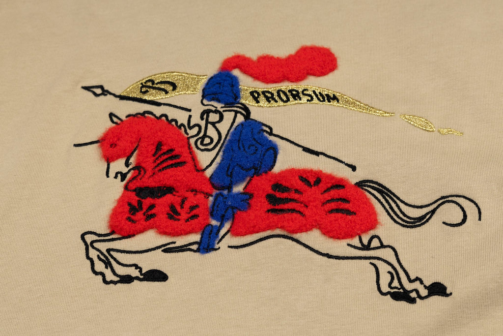 Burbery 25fw embroidered t-shirt