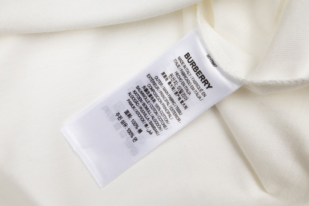 Burbery 25fw embroidered t-shirt