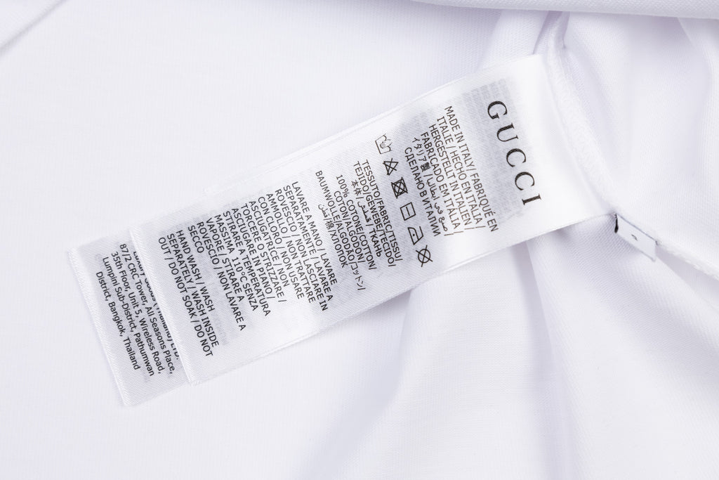 Guc 25fw embroidered t-shirt